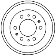 35503 MAPCO Тормозной барабан