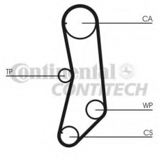 CT997 CONTITECH Ремень ГРМ