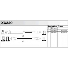 XC229 QUINTON HAZELL Комплект проводов зажигания