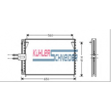 0922501 KUHLER SCHNEIDER Конденсатор, кондиционер