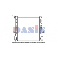 270050T AKS DASIS Радиатор, охлаждение двигателя