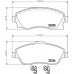 MDK0150 MINTEX Комплект тормозов, дисковый тормозной механизм