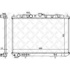 10-25339-SX STELLOX Радиатор, охлаждение двигателя