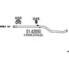 01.42050 MTS Труба выхлопного газа