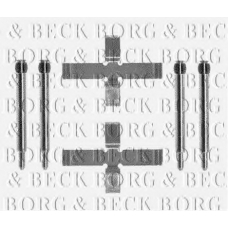 BBK1193 BORG & BECK Комплектующие, колодки дискового тормоза