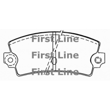 FBP1388 FIRST LINE Комплект тормозных колодок, дисковый тормоз