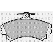 BBP2151 BORG & BECK Комплект тормозных колодок, дисковый тормоз