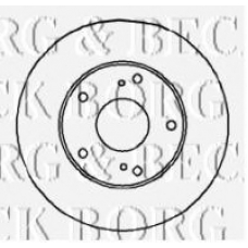 BBD4331 BORG & BECK Тормозной диск