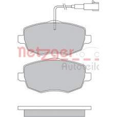 1170634 METZGER Комплект тормозных колодок, дисковый тормоз