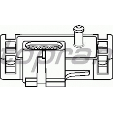 206 952 TOPRAN Датчик, давление во впускном газопроводе