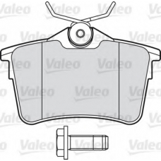 601042 VALEO Комплект тормозных колодок, дисковый тормоз