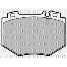 BBP2137 BORG & BECK Комплект тормозных колодок, дисковый тормоз