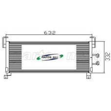 PXNCY-010 Parts mall Конденсатор, кондиционер