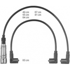 ZEF612 BERU Комплект проводов зажигания
