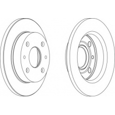 DDF1302 FERODO Тормозной диск