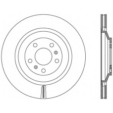 BDR2441.20 OPEN PARTS Тормозной диск