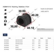 ASBMI1010 Tenacity Втулка тпу