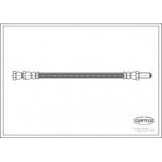 19032199 CORTECO Тормозной шланг