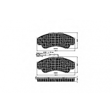 32428 SPIDAN Комплект тормозных колодок, дисковый тормоз