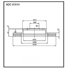 ADC 0151V Allied Nippon Гидравлические цилиндры