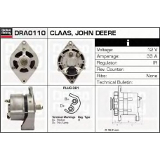 DRA0110 DELCO REMY Генератор