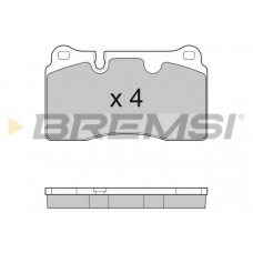 BP3289 BREMSI Комплект тормозных колодок, дисковый тормоз