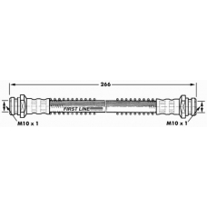 FBH7321 FIRST LINE Тормозной шланг