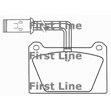 FBP1158 FIRST LINE Комплект тормозных колодок, дисковый тормоз