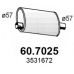 60.7025 ASSO Глушитель выхлопных газов конечный