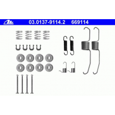 03.0137-9114.2 ATE Комплектующие, тормозная колодка
