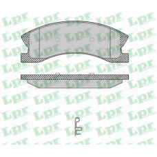 05P1365 LPR Комплект тормозных колодок, дисковый тормоз