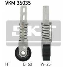 VKM 36035 SKF Натяжной ролик, поликлиновой  ремень