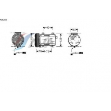 FDK283 AVA Компрессор, кондиционер