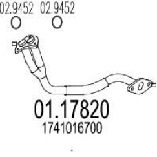 01.17820 MTS Труба выхлопного газа