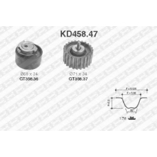 KD458.47 SNR Комплект ремня грм