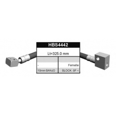 HBS4442 QUINTON HAZELL Тормозной шланг