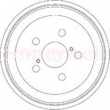 329092B BENDIX Тормозной барабан