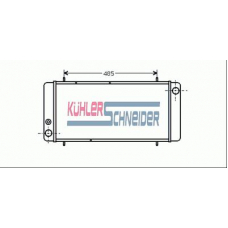 2700401 KUHLER SCHNEIDER Радиатор, охлаждение двигател