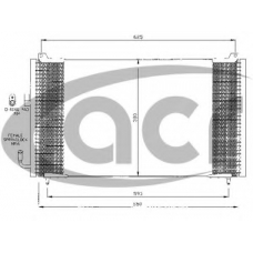 300406 ACR Конденсатор, кондиционер