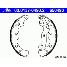 03.0137-0490.2 ATE Комплект тормозных колодок