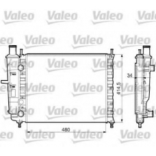 732788 VALEO Радиатор, охлаждение двигателя