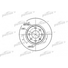 PBD1624 PATRON Тормозной диск