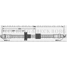 BBH7086 BORG & BECK Тормозной шланг