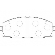 WBP21468A WAGNER LOCKHEED Комплект тормозных колодок, дисковый тормоз