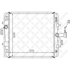 10-26358-SX STELLOX Радиатор, охлаждение двигателя