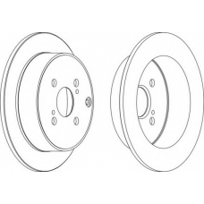 DDF1409-1 FERODO Тормозной диск