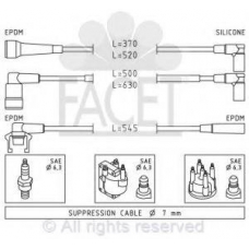 4.8547 FACET Ккомплект проводов зажигания