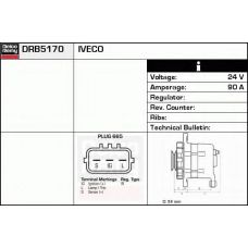 DRB5170 DELCO REMY Генератор