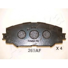 50-02-269 Ashika Комплект тормозных колодок, дисковый тормоз