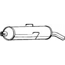 190-715 BOSAL Глушитель выхлопных газов конечный